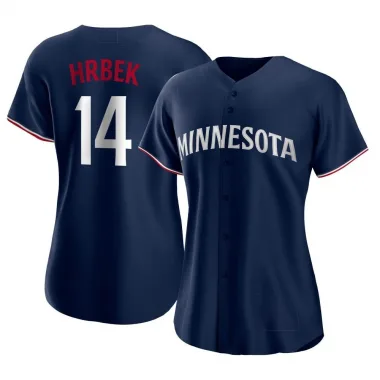 Navy Authentic Kent Hrbek Women's Minnesota Alternate Jersey