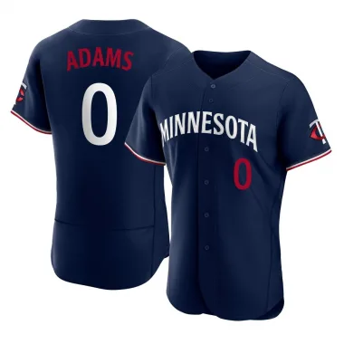 Navy Authentic Travis Adams Men's Minnesota Alternate Jersey