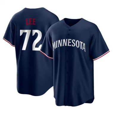 Navy Replica Brooks Lee Youth Minnesota Alternate Jersey