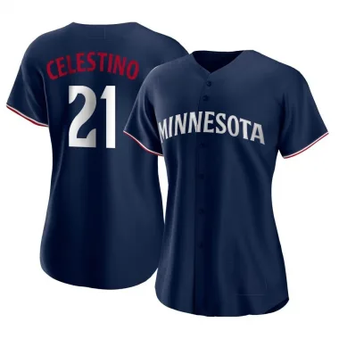 Navy Replica Gilberto Celestino Women's Minnesota Alternate Jersey