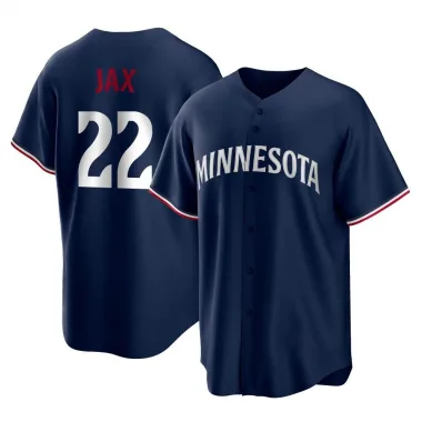 Navy Replica Griffin Jax Youth Minnesota Alternate Jersey