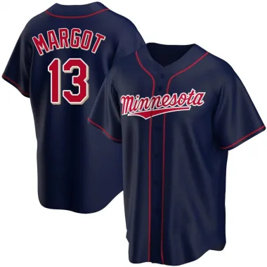 Navy Replica Manuel Margot Men's Minnesota Alternate Team Jersey