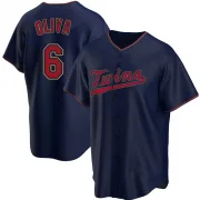 Navy Replica Tony Oliva Men's Minnesota Alternate Jersey