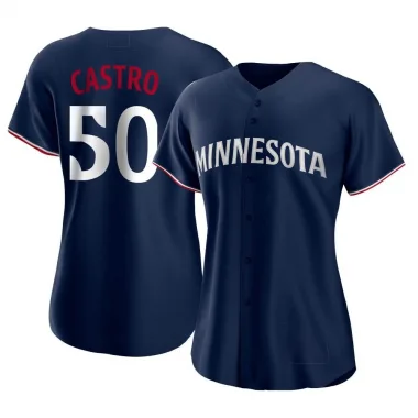 Navy Replica Willi Castro Women's Minnesota Alternate Jersey