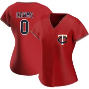 Red Authentic Travis Adams Women's Minnesota Alternate Jersey