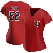 Red Replica Byung-Ho Park Women's Minnesota Alternate Jersey