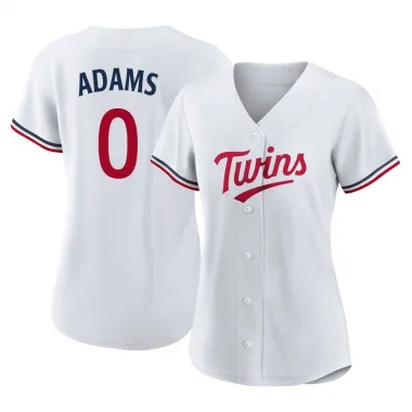 White Authentic Travis Adams Women's Minnesota Home Jersey