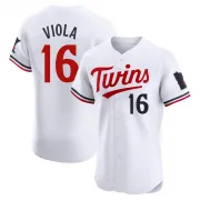 White Elite Frank Viola Men's Minnesota Home Jersey