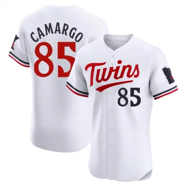 White Elite Jair Camargo Men's Minnesota Home Jersey