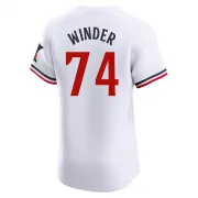 White Elite Josh Winder Men's Minnesota Home Jersey