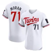 White Elite Jovani Moran Men's Minnesota Home Jersey