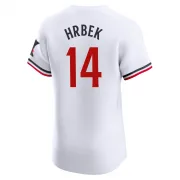 White Elite Kent Hrbek Men's Minnesota Home Jersey