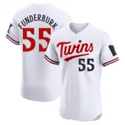 White Elite Kody Funderburk Men's Minnesota Home Jersey