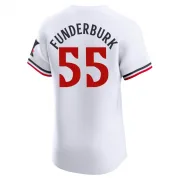 White Elite Kody Funderburk Men's Minnesota Home Jersey