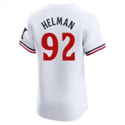 White Elite Michael Helman Men's Minnesota Home Jersey