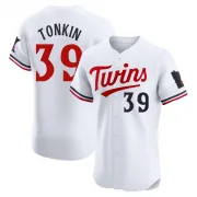 White Elite Michael Tonkin Men's Minnesota Home Jersey