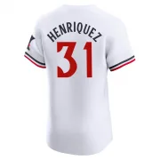 White Elite Ronny Henriquez Men's Minnesota Home Jersey