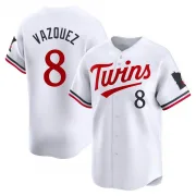 White Limited Christian Vazquez Youth Minnesota Home Jersey