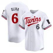 White Limited Tony Oliva Youth Minnesota Home Jersey