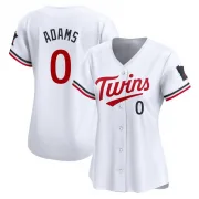 White Limited Travis Adams Women's Minnesota Home Jersey