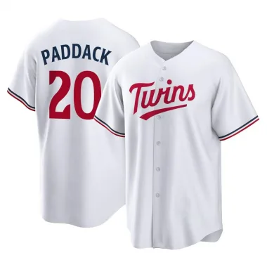 White Replica Chris Paddack Youth Minnesota Home Jersey