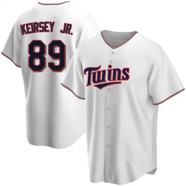 White Replica DaShawn Keirsey Jr. Men's Minnesota Home Jersey