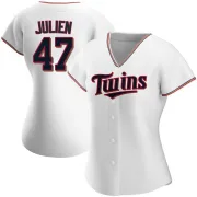 White Replica Edouard Julien Women's Minnesota Home Jersey