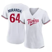 White Replica Jose Miranda Women's Minnesota Home Jersey