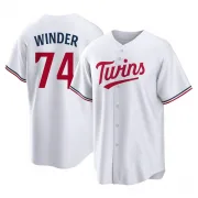 White Replica Josh Winder Men's Minnesota Home Jersey