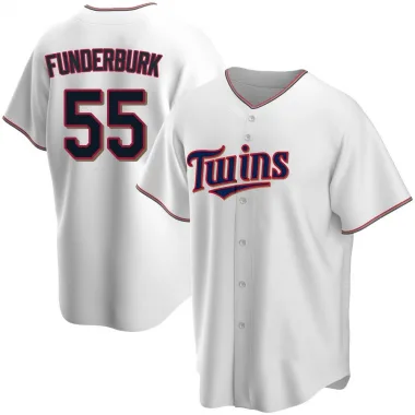 White Replica Kody Funderburk Youth Minnesota Home Jersey