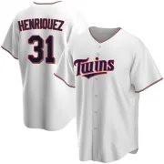 White Replica Ronny Henriquez Youth Minnesota Home Jersey