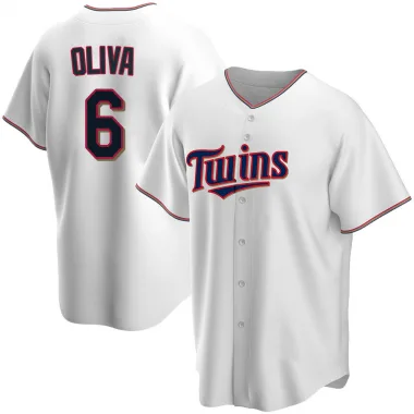 White Replica Tony Oliva Men's Minnesota Home Jersey