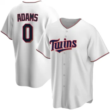 White Replica Travis Adams Youth Minnesota Home Jersey